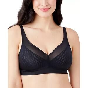 Wacoal Women's Elevated Allure Wirefree Bra, Black, Size 32G 0286